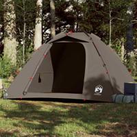 Tent 4-persoons snelontgrendeling bruin - thumbnail