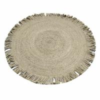 Tapijt DKD Home Decor Natuurlijk Jute (200 x 200 x 1,5 cm)