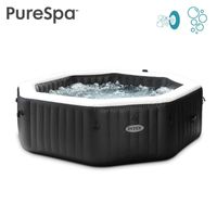 Intex - PureSpa Jet & Bubble Deluxe - Jacuzzi - 218 x 71 cm - Zwart - thumbnail