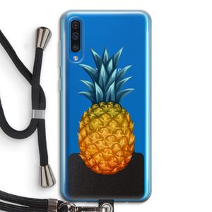 Grote ananas: Samsung Galaxy A50 Transparant Hoesje met koord