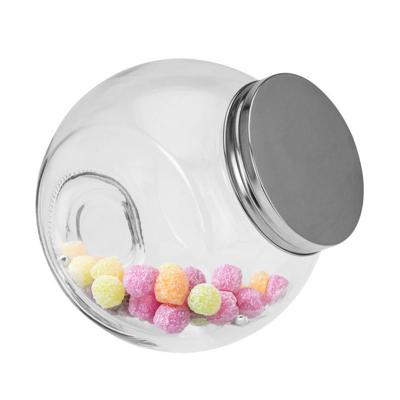5Five Voorraadpot met deksel - glas - 16 x 16 cm - 1,5L - snoeppot