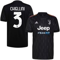 Juventus Shirt Uit 2021-2022 + Chiellini 3 - thumbnail