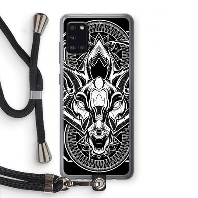 Oh Deer: Samsung Galaxy A31 Transparant Hoesje met koord