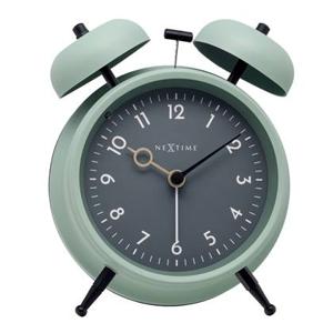 NeXtime - Tafelwekker 12 x 14 x 6cm-Stil-Licht-Metaal-NeXtime "Golden