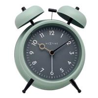 NeXtime - Tafelwekker 12 x 14 x 6cm-Stil-Licht-Metaal-NeXtime "Golden NeXtime - Tafelwekker 12 x 14 x 6cm-Stil-Licht-Metaal-NeXtime "Golden