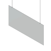 Kunststof preventiescherm (hangend) 800x1000mm Kunststof preventiescherm (hangend) 800x1000mm