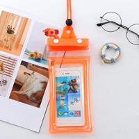 Triple Seal universele waterdichte hoes voor smartphone - 7.2 - Oranje
