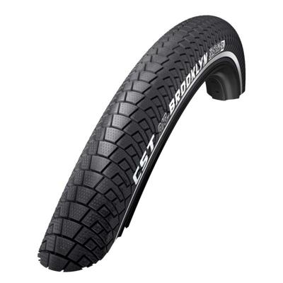Cst buitenband brooklyn 26 x 2.40" / 62-559mm zwart met reflectie