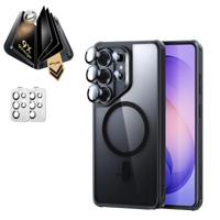 Galaxy S26 Ultra Bundle Classic Hybrid Magnetic Case and Armorite® Pro Privacy Screen Protector - Clear Black