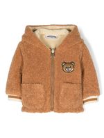 Moschino Kids Teddy Bear fleece jacket - Marron - thumbnail