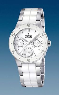 Horlogeband Festina F16530-1 Staal Wit 12mm
