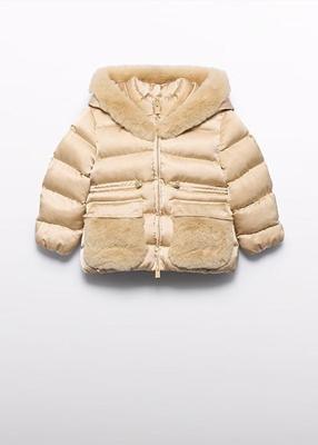Abel & Lula winter jas meisjes - beige