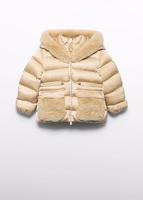 Abel & Lula winter jas meisjes - beige