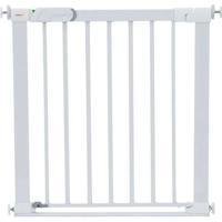 VEILIGHEID 1ST Flat Step Barrier metalen veiligheidsbarrière voor kinderen - Wit