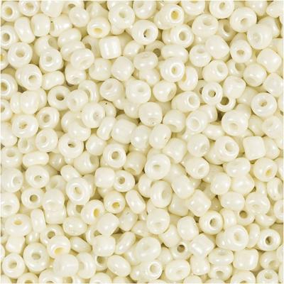 Creativ Company Rocailles, d 3 mm, afm 8/0, gatgrootte 0,6-1,0 mm, parelmoer, 25 gr/ 1 doos