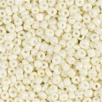 Creativ Company Rocailles, d 3 mm, afm 8/0, gatgrootte 0,6-1,0 mm, parelmoer, 25 gr/ 1 doos