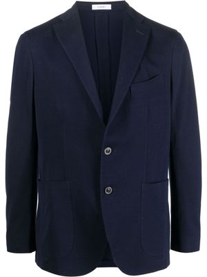 Boglioli blazer à simple boutonnage - Bleu