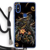 Huilende Wolf: Xiaomi Mi Mix 3 Transparant Hoesje met koord