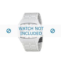 Diesel horlogeband DZ1548 Kunststof / Plastic Wit 21mm - thumbnail