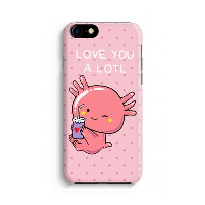 Love You A Lotl: Volledig geprint iPhone SE 2020 Hoesje
