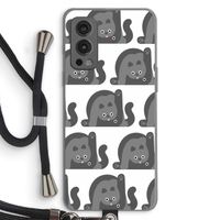 Cats: OnePlus Nord 2 5G Transparant Hoesje met koord