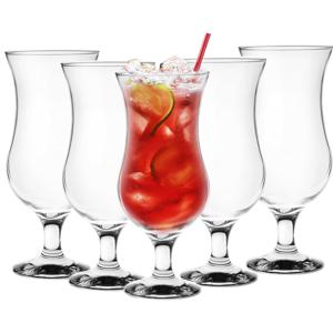 Cocktail glazen - 6x - 420 ml - glas - pina colada glazen