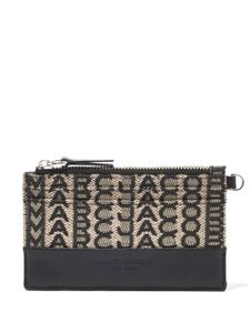 Marc Jacobs portefeuille The Top Zip Wristlet - Noir