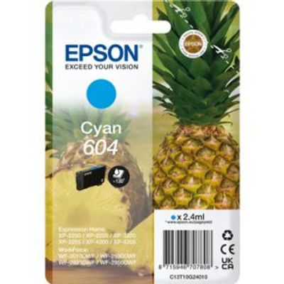 Epson 604 inktcartridge 1 stuk(s) Origineel Normaal rendement Cyaan