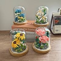 bouwstenen voor vrouwendagcadeaus, maak prachtige bloemboeketten met deze 1-delige bloemenbouwset - perfect voor volwassenenamp; kinderen! moederdagcadeaus voor mama Lightinthebox