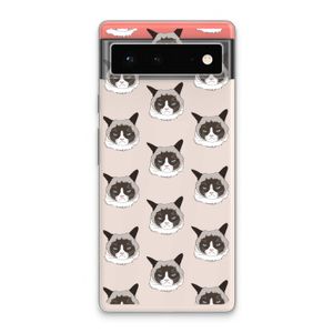 It's a Purrr Case: Google Pixel 6 Transparant Hoesje