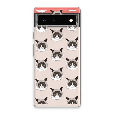 It's a Purrr Case: Google Pixel 6 Transparant Hoesje