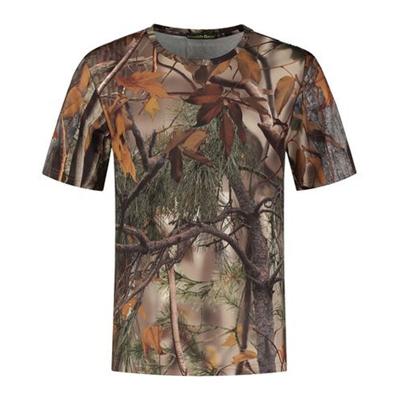 Stealth Gear T-shirt korte mouw camo bosprint, maat XXL