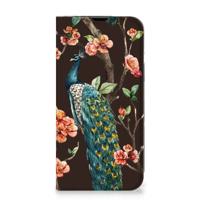 iPhone 14 | Hoesje maken | Pauw met Bloemen