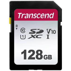 Transcend Premium 300S SDXC-kaart 128 GB Class 10, UHS-I, UHS-Class 1