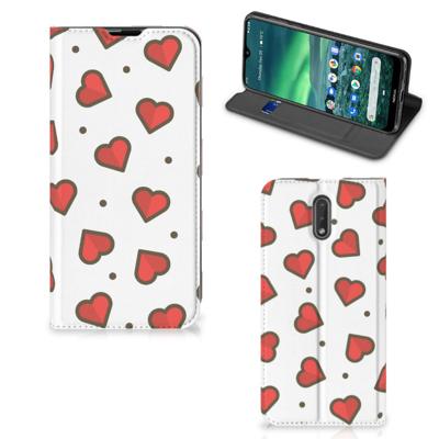 Nokia 2.3 | Hoesje met Magneet | Hearts