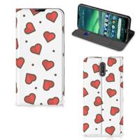 Nokia 2.3 | Hoesje met Magneet | Hearts Nokia 2.3 | Hoesje met Magneet | Hearts