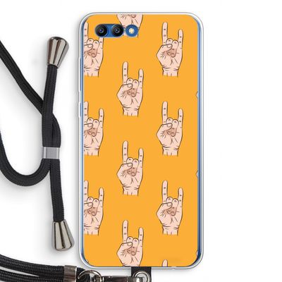 Rock: Honor 10 Transparant Hoesje met koord