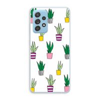 Sanseveria: Samsung Galaxy A73 Transparant Hoesje