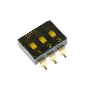 Omron A6S-3102-H DIP-schakelaar Aantal polen 3 SMD 1 stuk(s) Bag