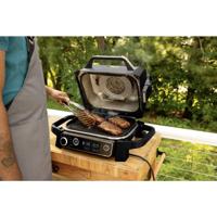 Ninja Woodfire Grill Elektrisch Heteluchtfunctie Zwart, Zilver (mat)