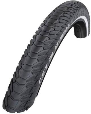 Cst buitenband platinum e (1mm anti-lek) kleur: zwart met reflectie maat: 28x1.60, etrto 42-622