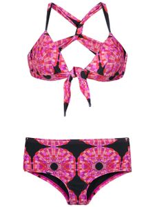 Amir Slama printed bikini set - Rose