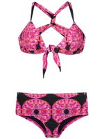 Amir Slama printed bikini set - Rose - thumbnail