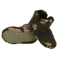 Pantoffels / sloffen camouflage - army groen - kinderen - maat 33-34 - hoog model - legerprint