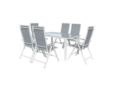 LIVARNO home Aluminium tuinset Houston 7-delig