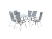 LIVARNO home Aluminium tuinset Houston 7-delig