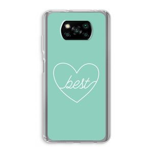 Best heart pastel: Xiaomi Poco X3 Pro Transparant Hoesje