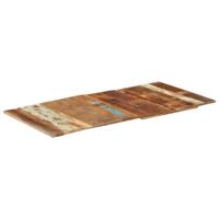 Tafelblad rechthoekig 15-16 mm 60x120cm massief gerecycled hout