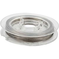 Creativ Company Sieradendraad, dikte 0,38 mm, zilver, 10 m/ 1 rol