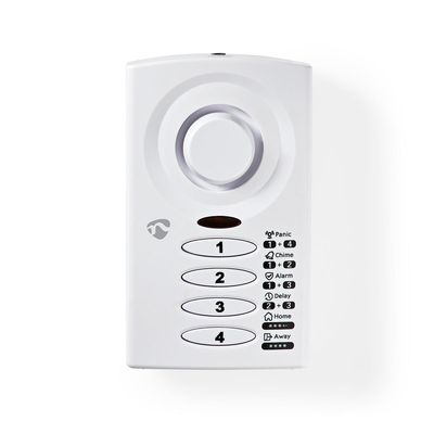 Nedis Deurstop-Raamalarm | 3x AAA/LR03 | Wit | 1 stuks - ALRMD30WT ALRMD30WT